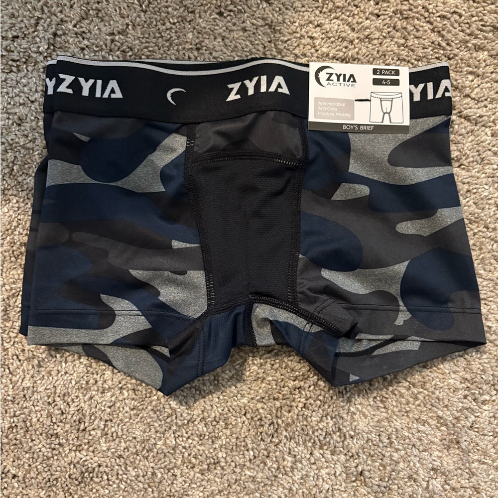 Zyia Active Boys' Camo Briefs